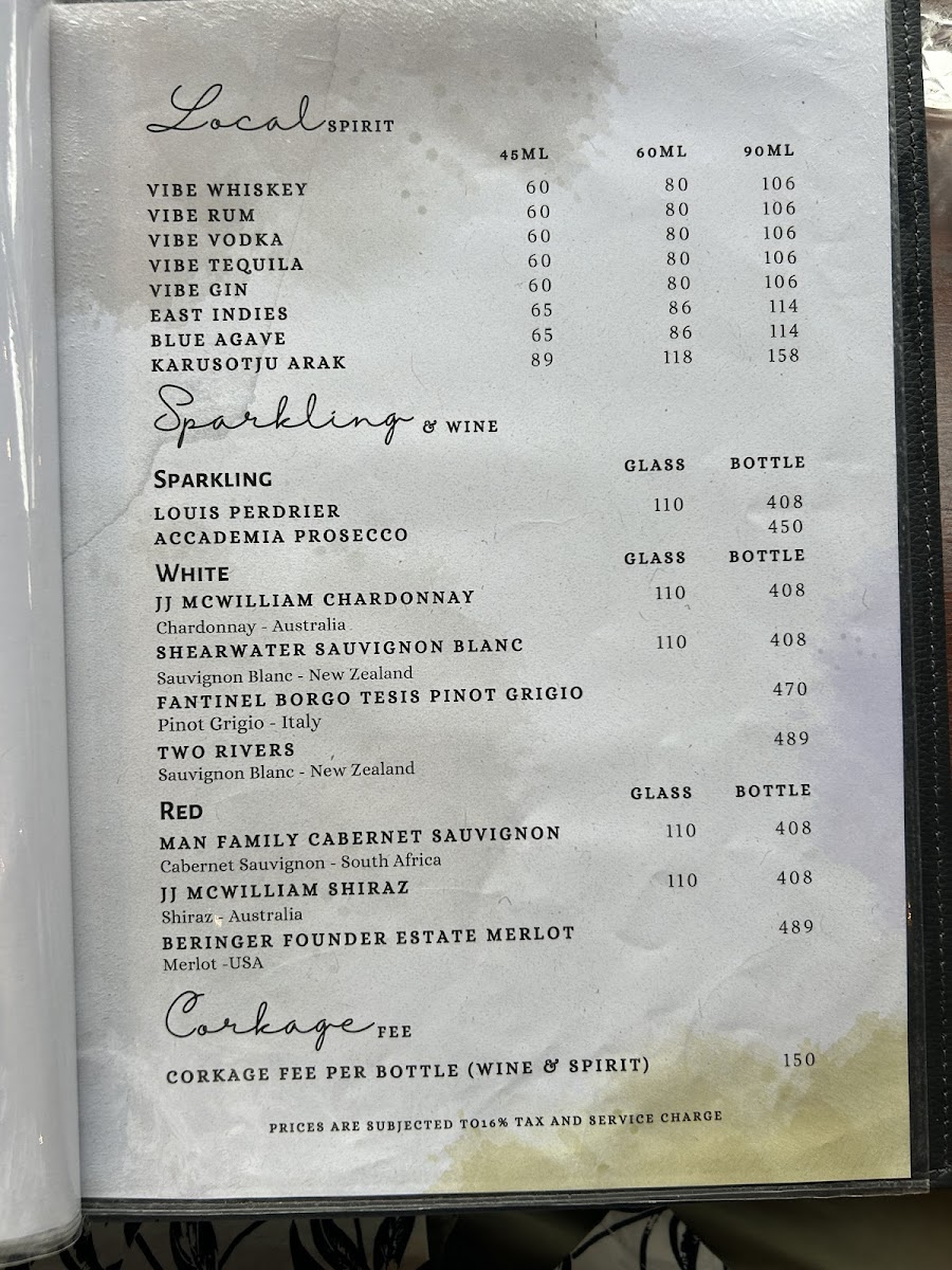 Oops Restaurant and Bar Menu - Image 4